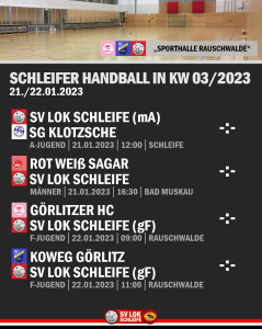 Schleifer Handball in KW 03/2023